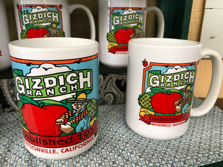 Gizdich Ranch Mugs on Display in the Store
