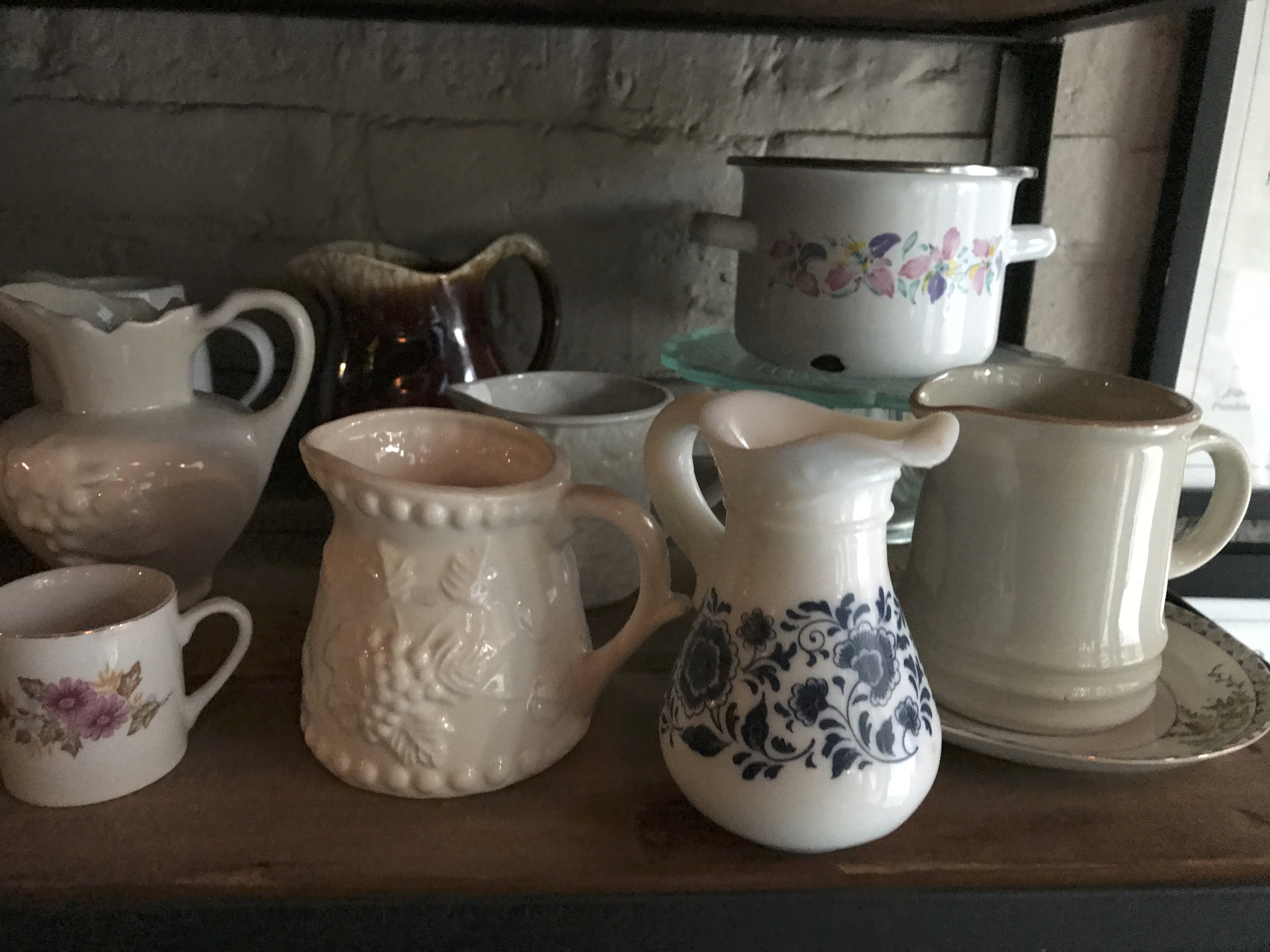 A photo of a vintage vases at local hot spot Mindy's Hot Chocolate Chicago in Chicago, Illinois. The Windy City based dessert restaurant serves brunch, cocktails, drinks, lunch and dinner. Photo Courtesy of FoodWaterShoes